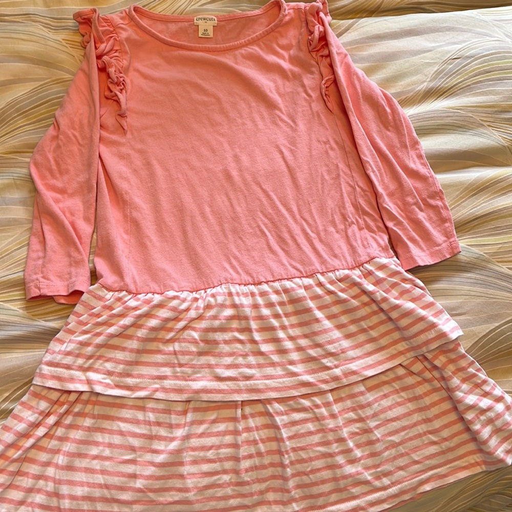 Crew cuts girls tiered ruffle dress